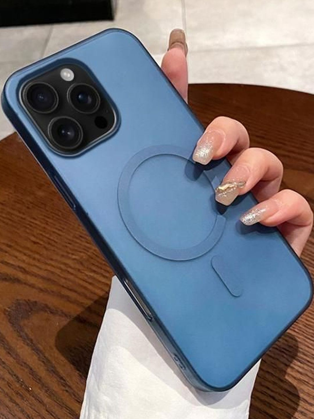 CASE CREATION Solid Printed iPhone 16 Pro Max Back Case Mobile Accessories