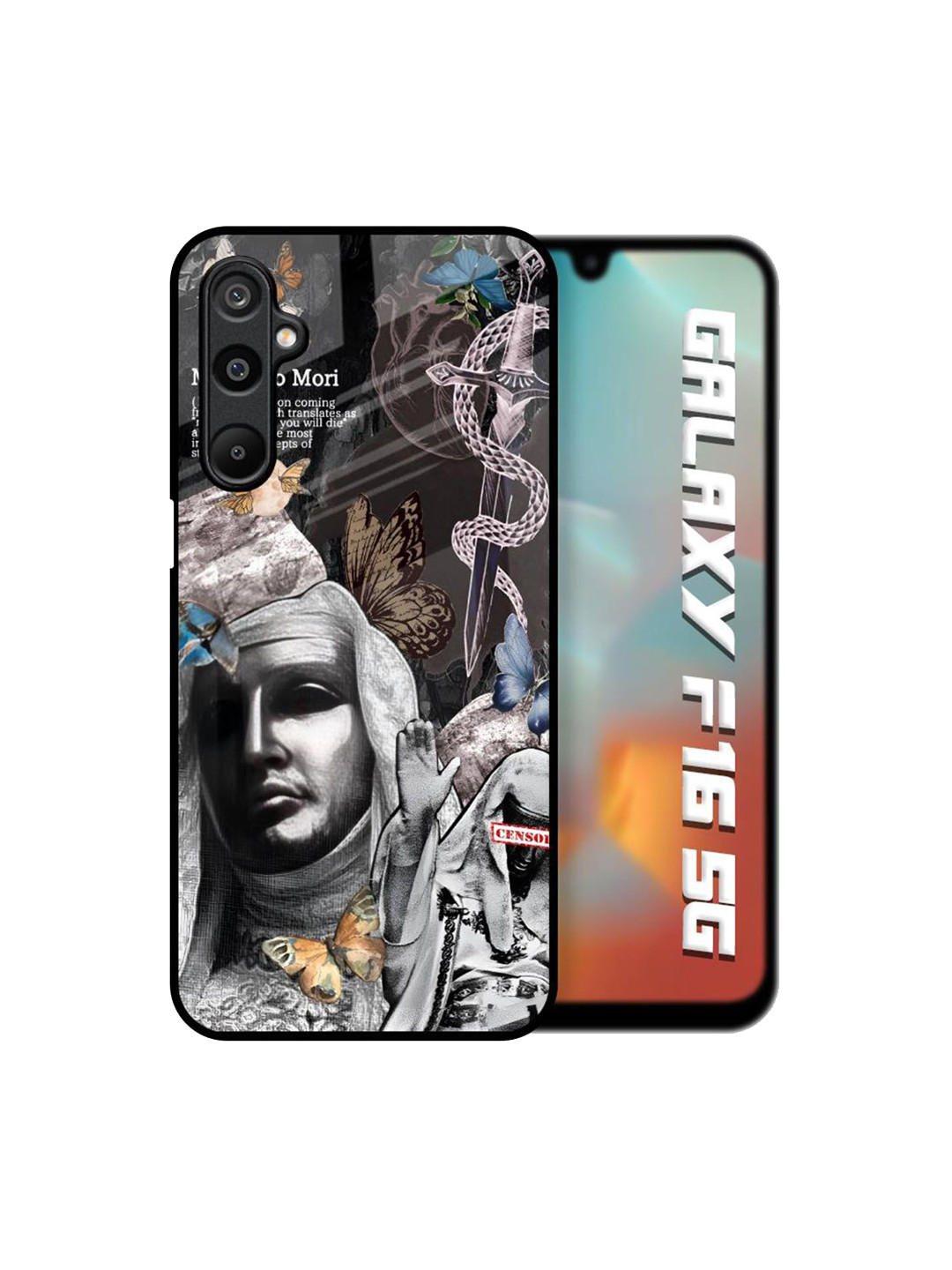 QRIOH Shadowfly Printed Samsung Galaxy F16 5G Back Case Mobile Accessories