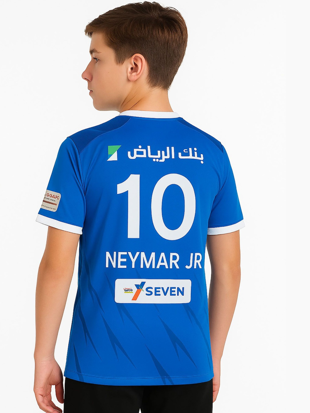 dostitch Boys Neymar Jr Home Jersey T-Shirt
