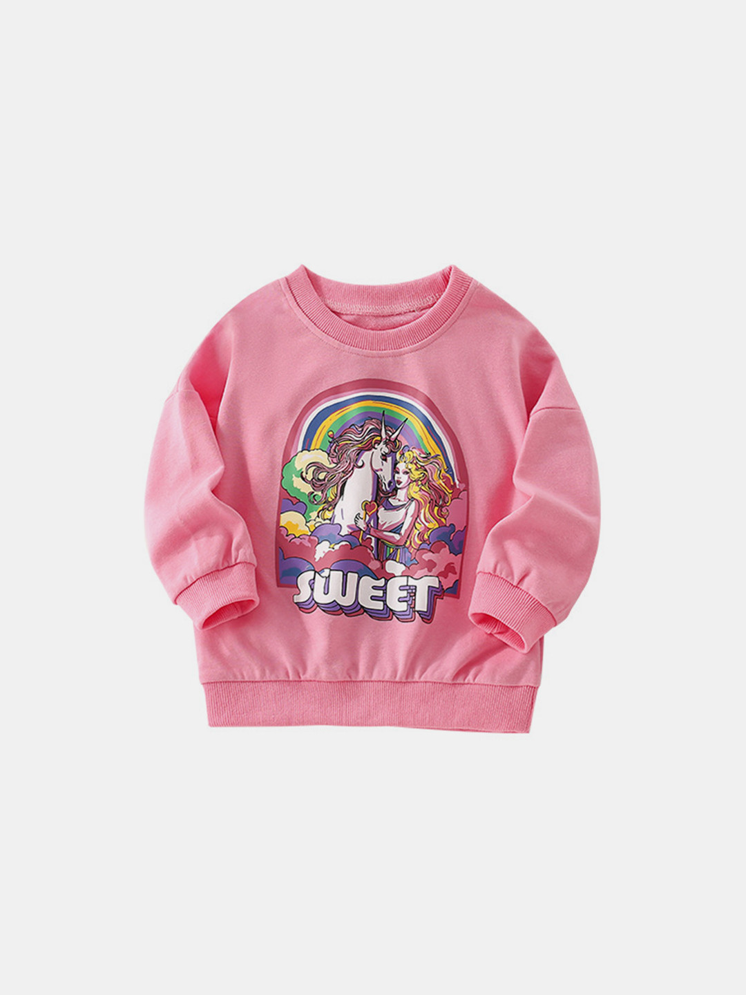 YK  Pink Sweatshirts