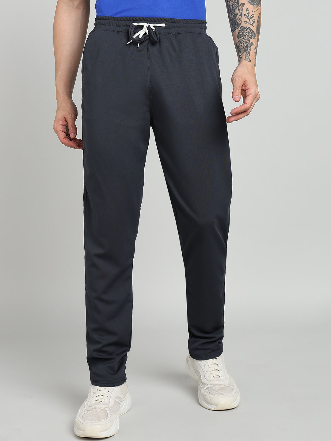 GT SPORTS Men Regular Fit Mid-Rise Dry Fit Track Pants