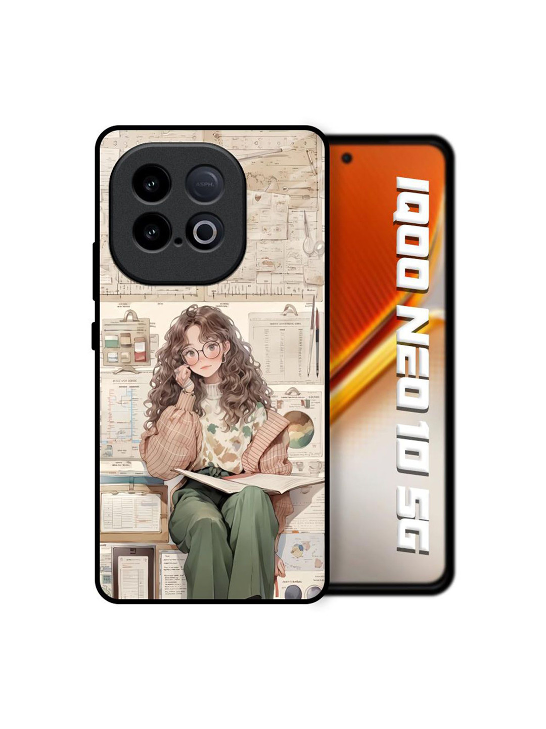 QRIOH DeskDreamer iQOO Neo 10 5G Back Case Mobile Accessories