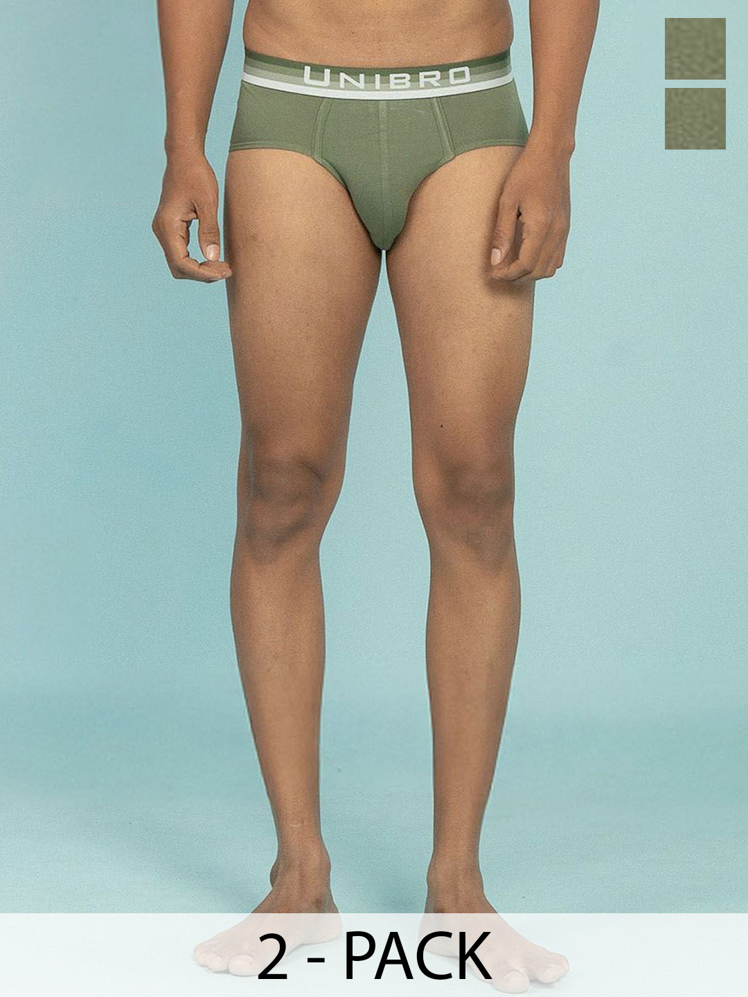 Unibro Men Pack Of 2 Basic Briefs TNCL-BRIF-PB4_2P-S