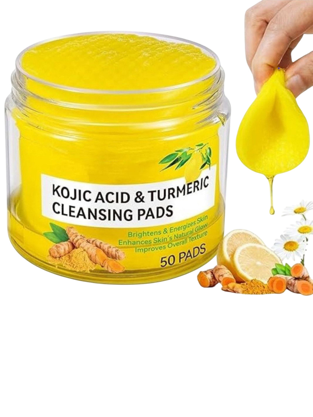 CHIWA Kojic Acid & Turmeric Brightening Cleansing Pads - 50 Pads