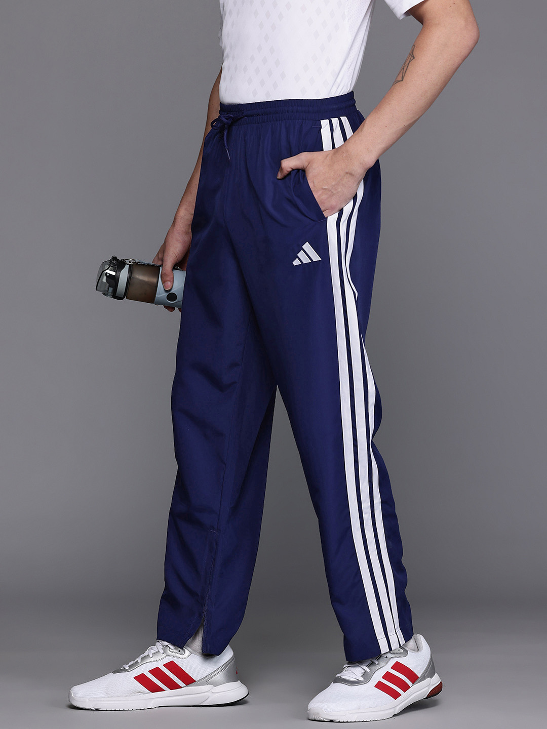 ADIDAS Men Stanford OPT 3-Stripes Track Pants