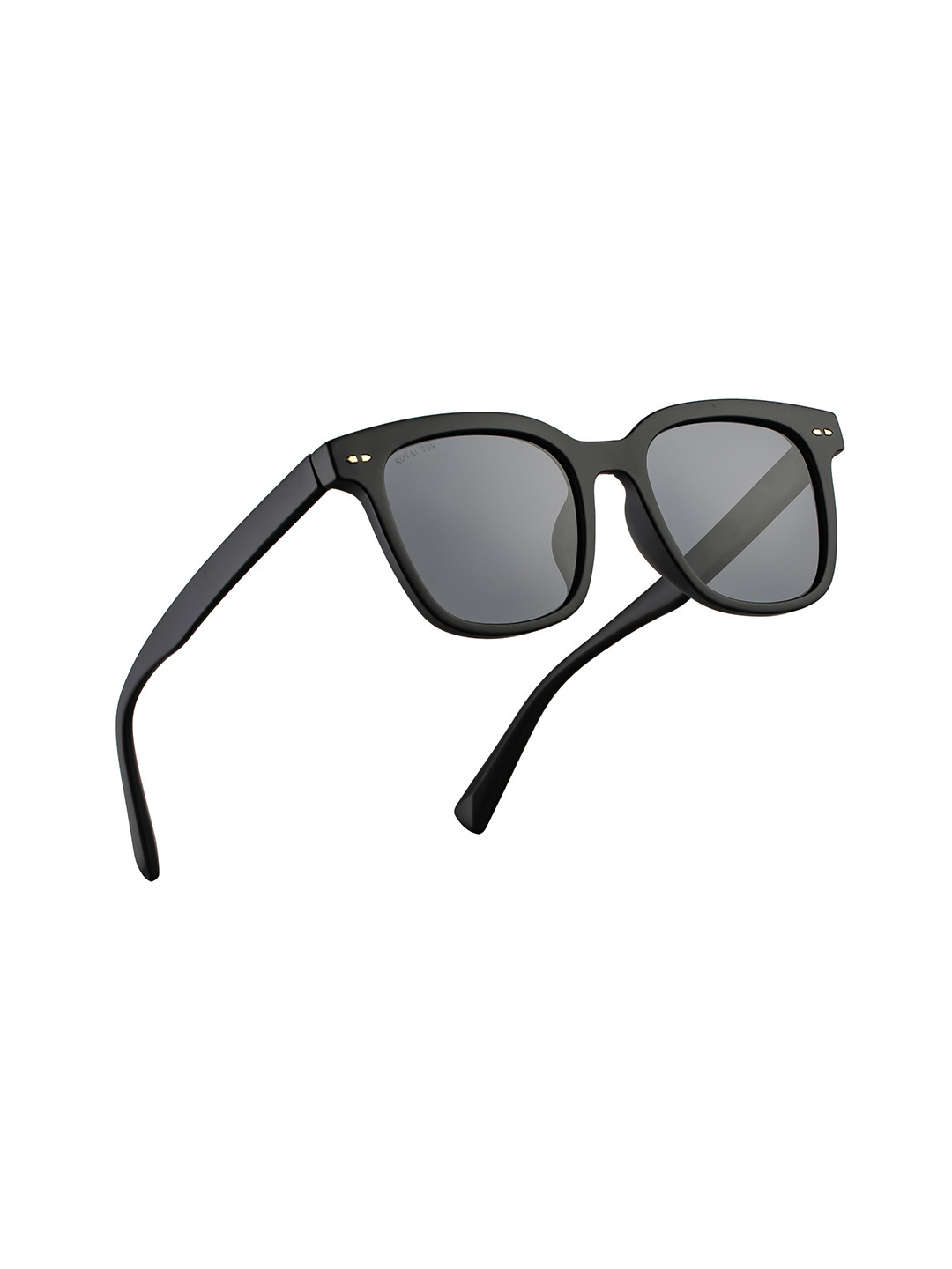 ROYAL SON Adult Black Lens & Black Square Sunglasses with Polarised Lens CHI00127-C5
