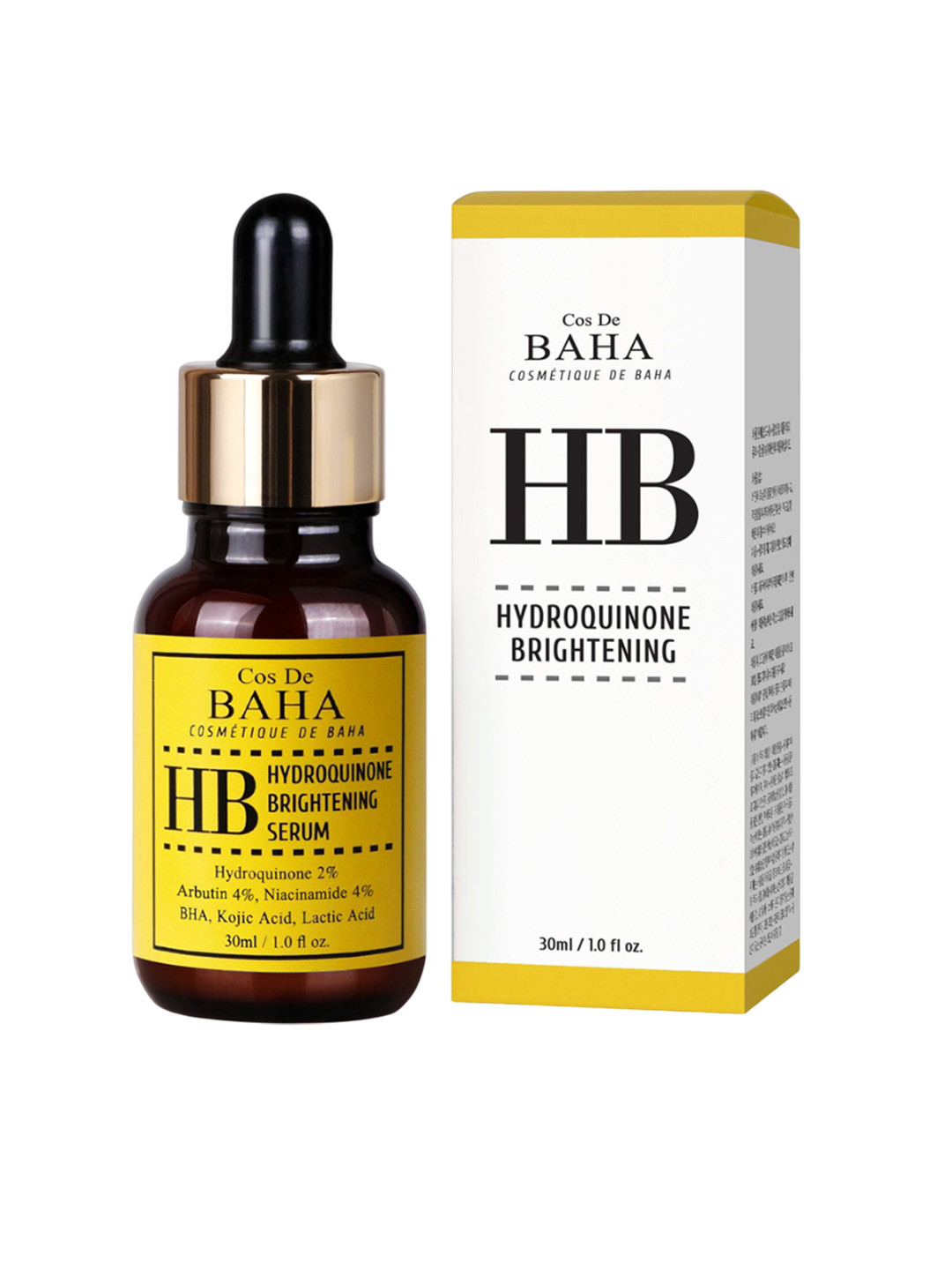 Cos de Baha 2% Hydroquinone Face Serum With Niacinamide & Arbutin - 30 ml