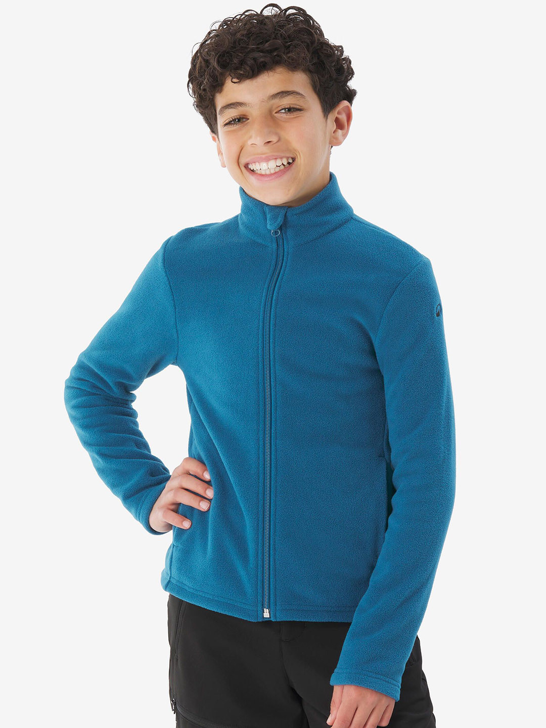 Decathlon QUECHUA Kids Blue Fleece Jacket