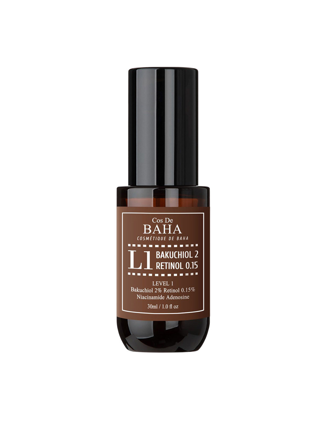 Cos de Baha 2% L1 Bakuchiol & 0.15% Plant-Based Retinol Face Serum - 30 ml