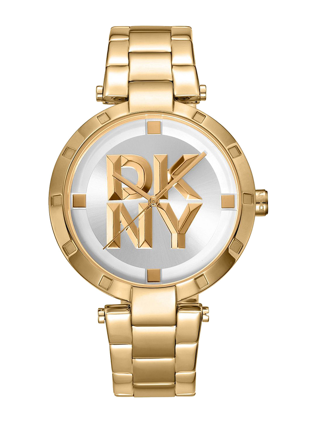DKNY Essential Logo Women Stainless Steel Bracelet Style Strap Analogue Watch DK1L041M0065