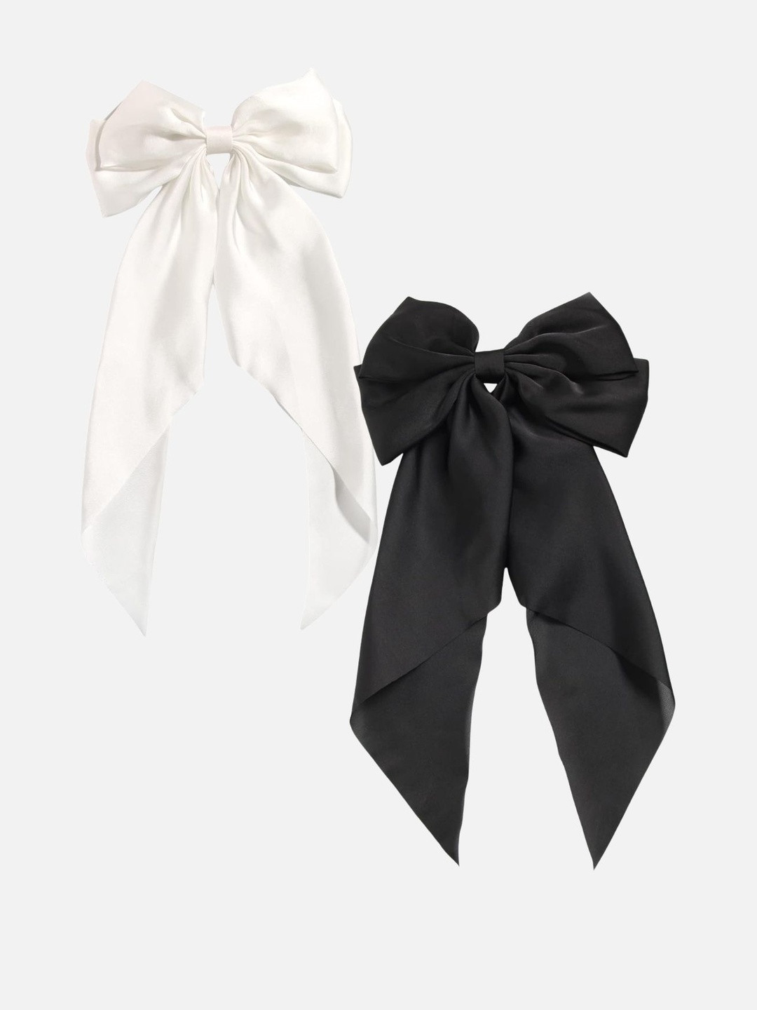 Rovlina Women Set of 2 Bow Clips Hair Accessory