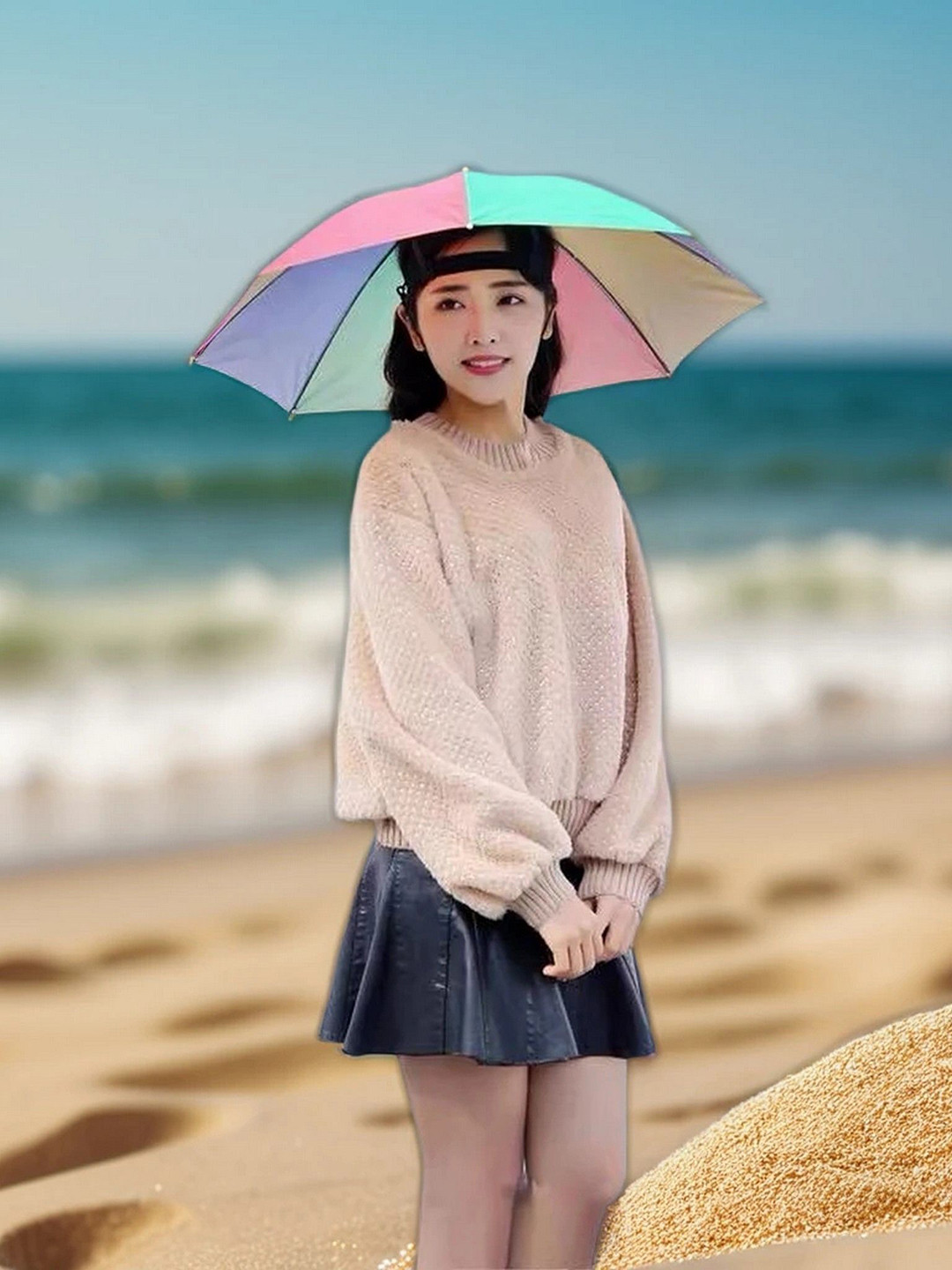 Infispace Kids Colourblocked Manual Umbrellas