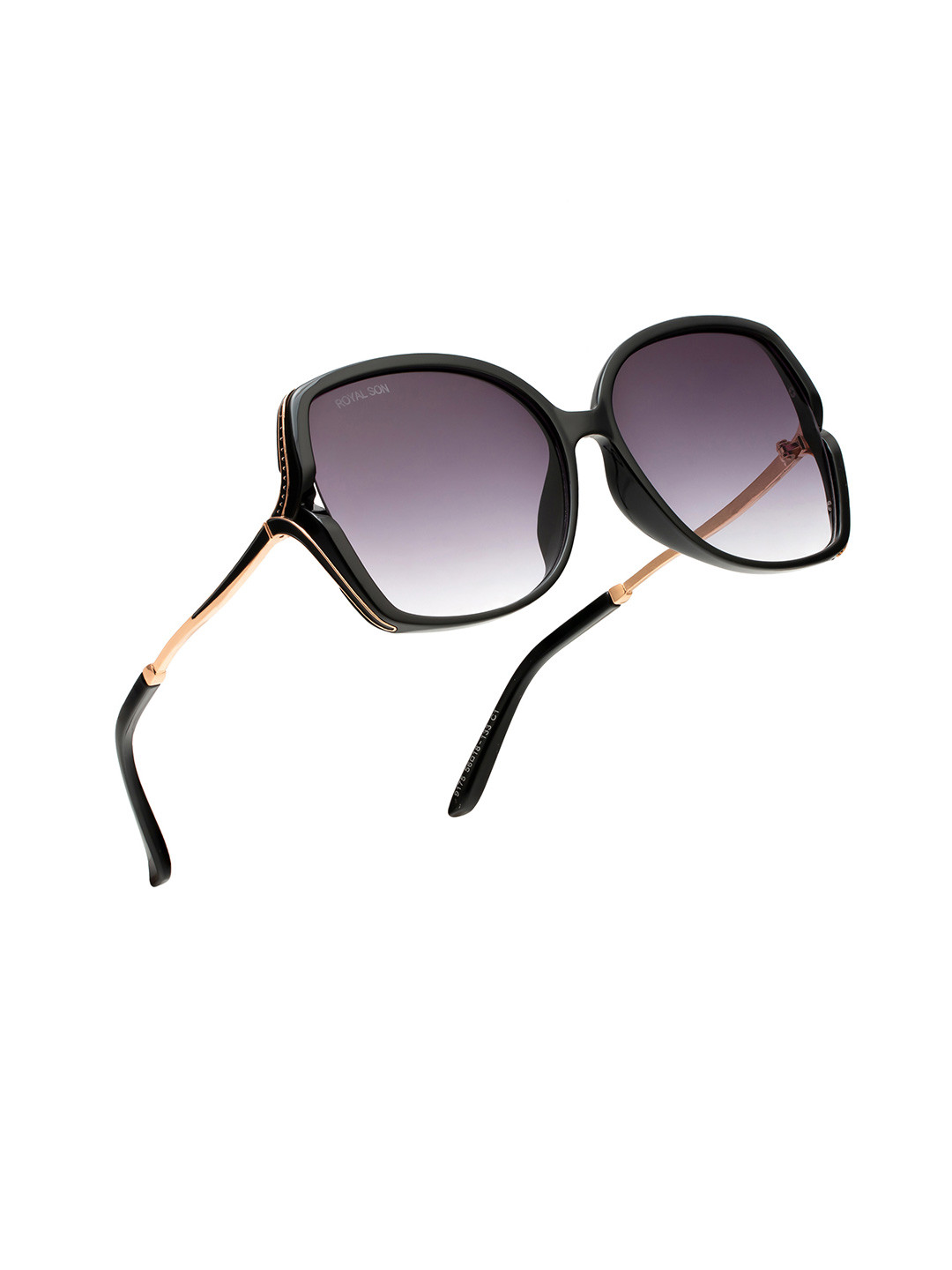 ROYAL SON Women Grey Lens Oversized Sunglass with UV Protected Lens - CHIWM00113-C1