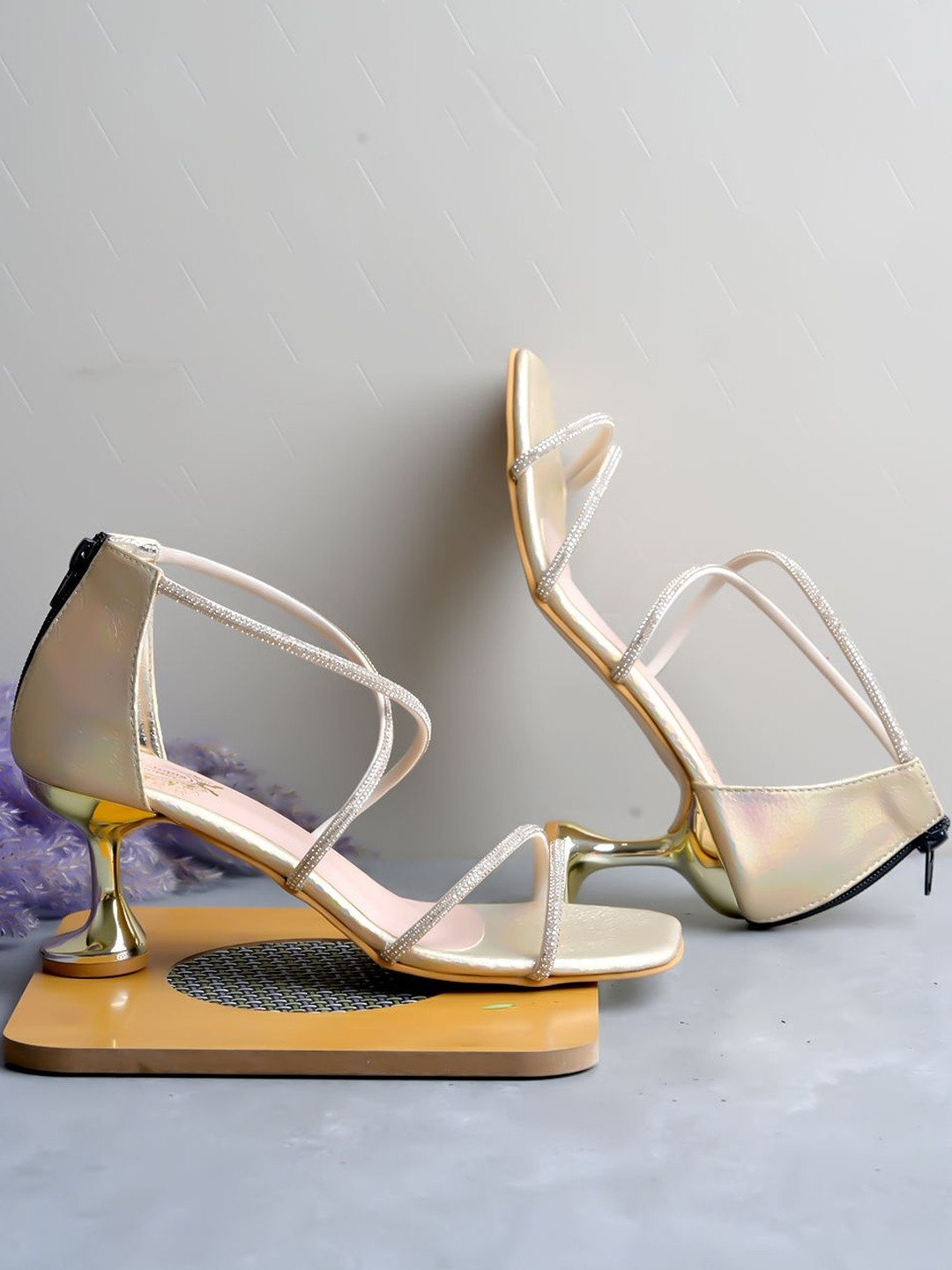 Stylestry Girls Synthetic Stiletto Sandal Heels