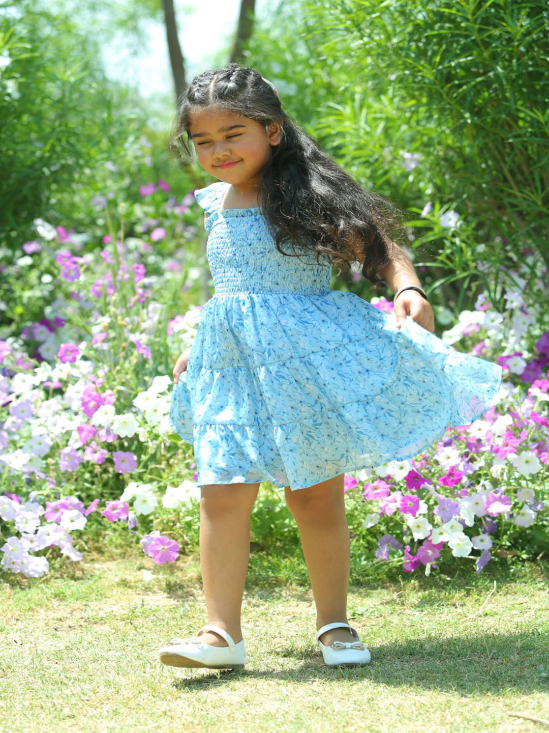 LH LUXURY FASHION Girls Fit & Flare Dress