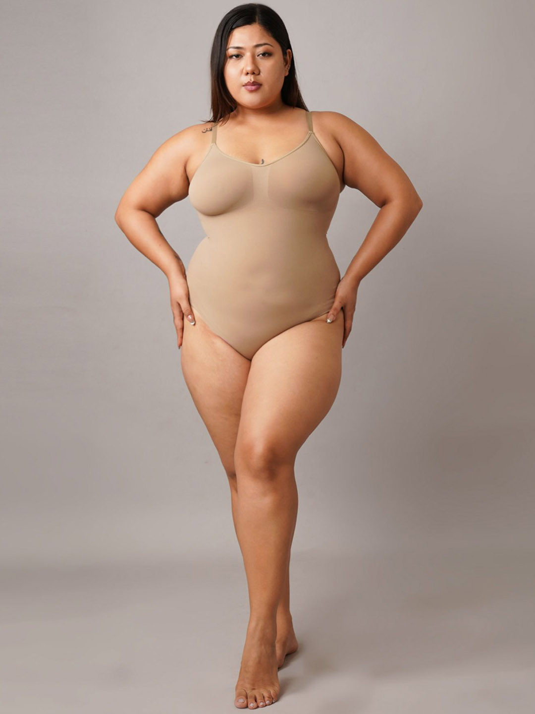 U&F Seamless Women Plus Size High Waist Tummy Control Body Shaper