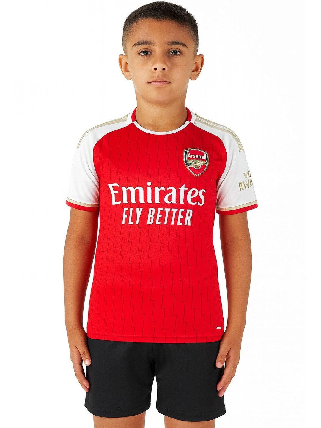 dostitch Boys Arsenal Home Football Jersey
