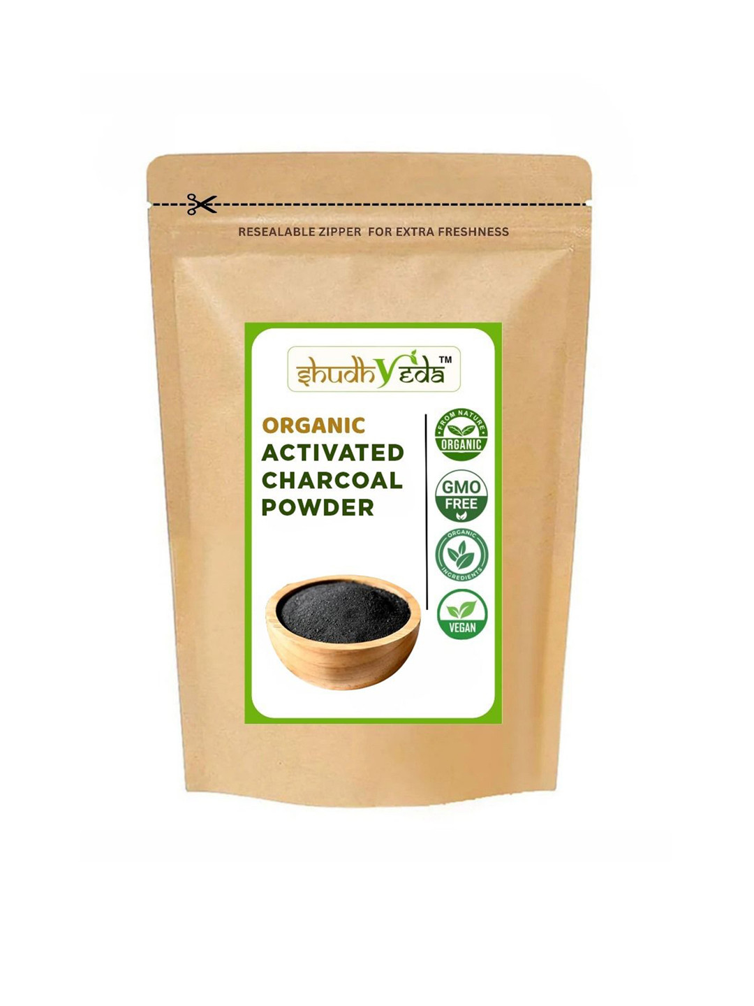 Shudhveda Natural Activated Charcoal Powder - 200 g