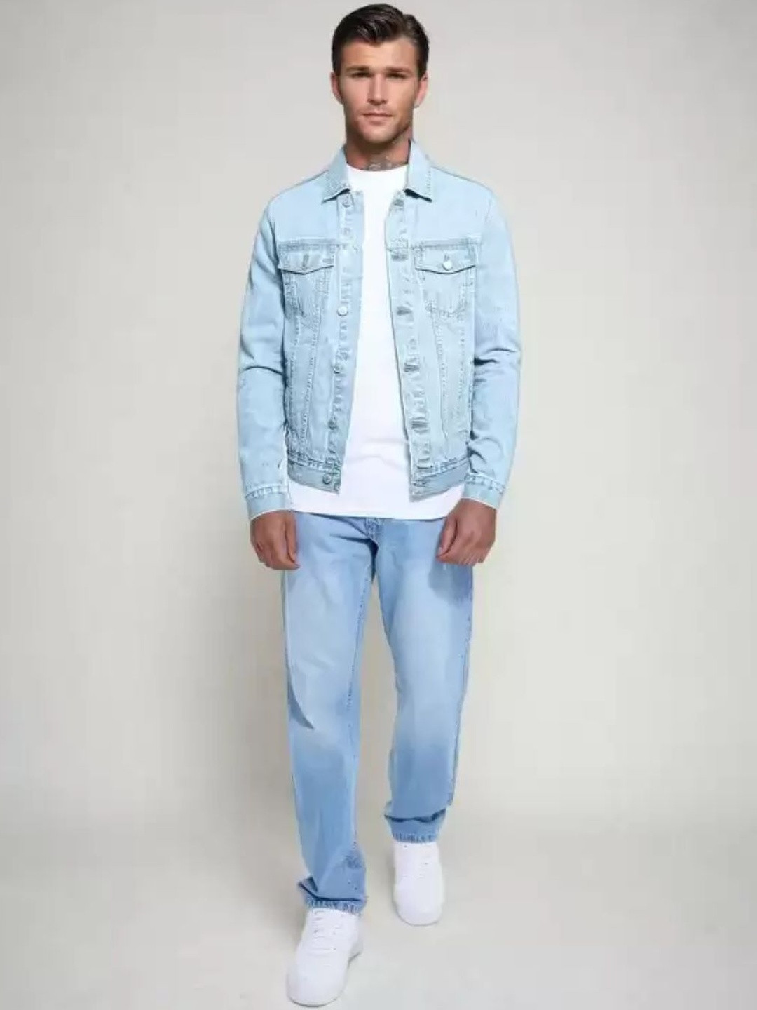 Mevan Men Blue Outdoor Denim Jacket
