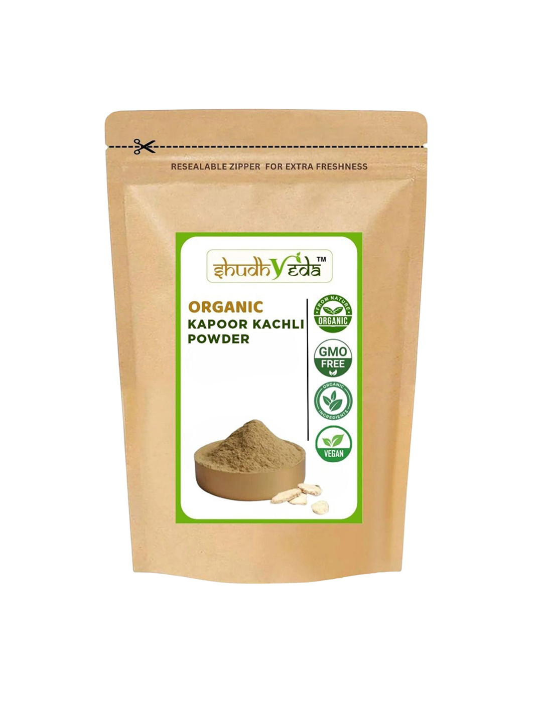 Shudhveda Organic Kapoor Kachari Powder - 250 g