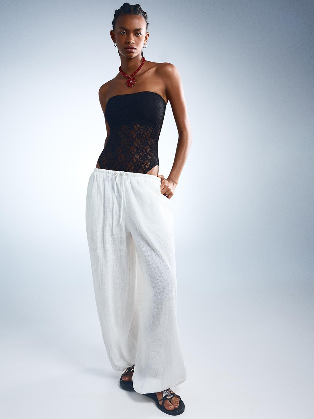 Bershka Self Design Strapless Bodysuit