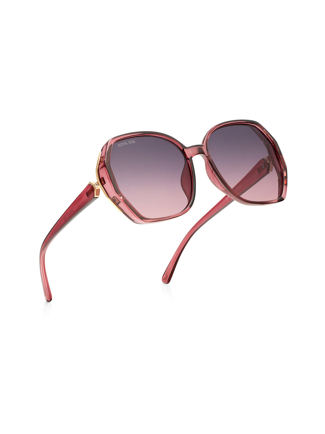 ROYAL SON Women Full Rim Oversized Sunglasses with UV Protected Lens- CHIWM00114-C4-R2
