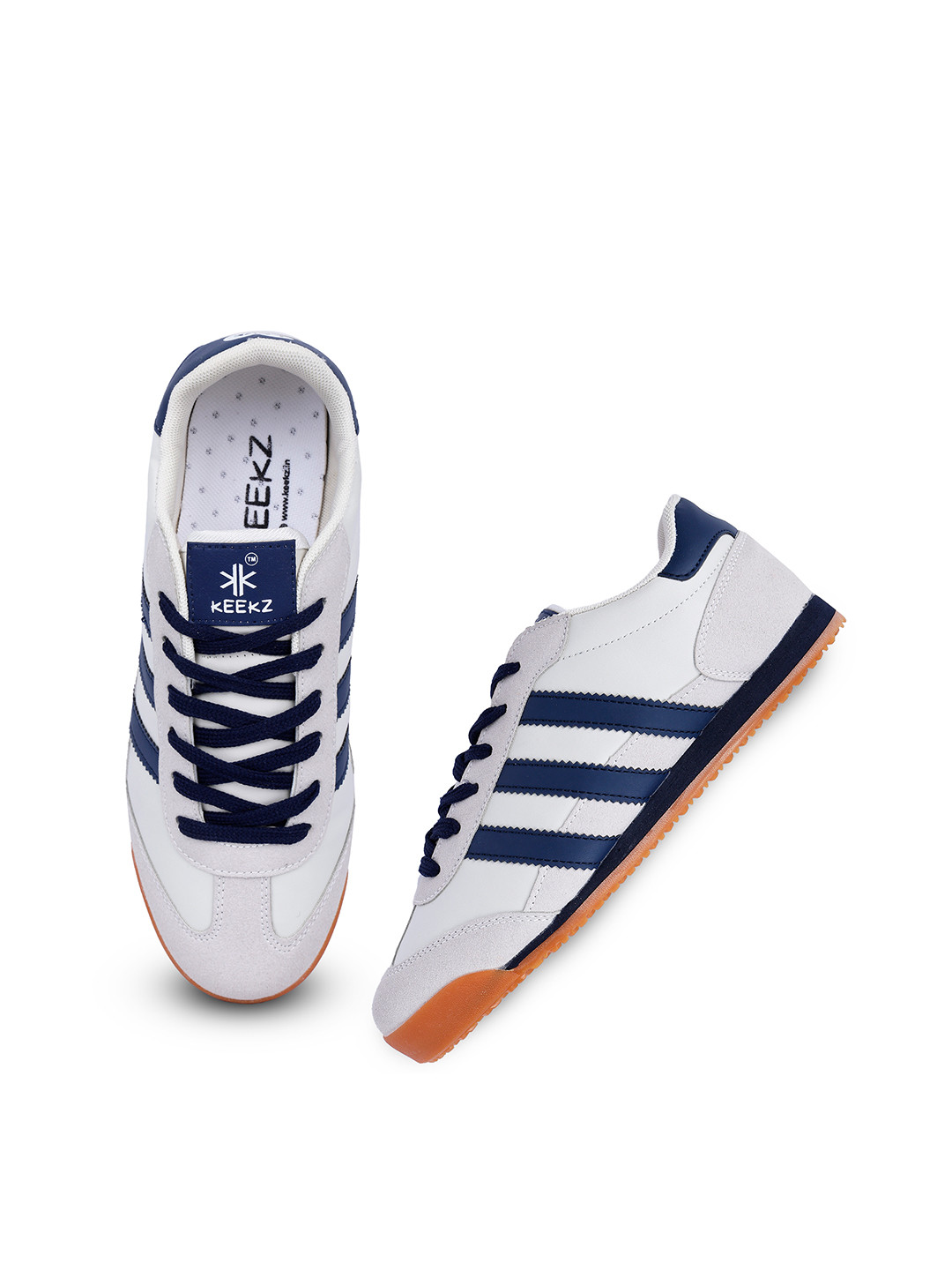 keekz Women Striped Round Toe Driving Regular Shoes