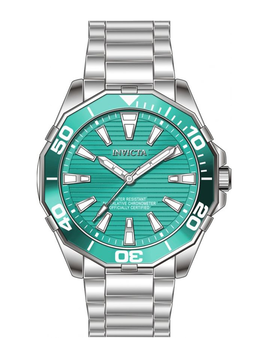 Invicta Men Stainless Steel Bracelet Style Straps Analogue Watch 69239