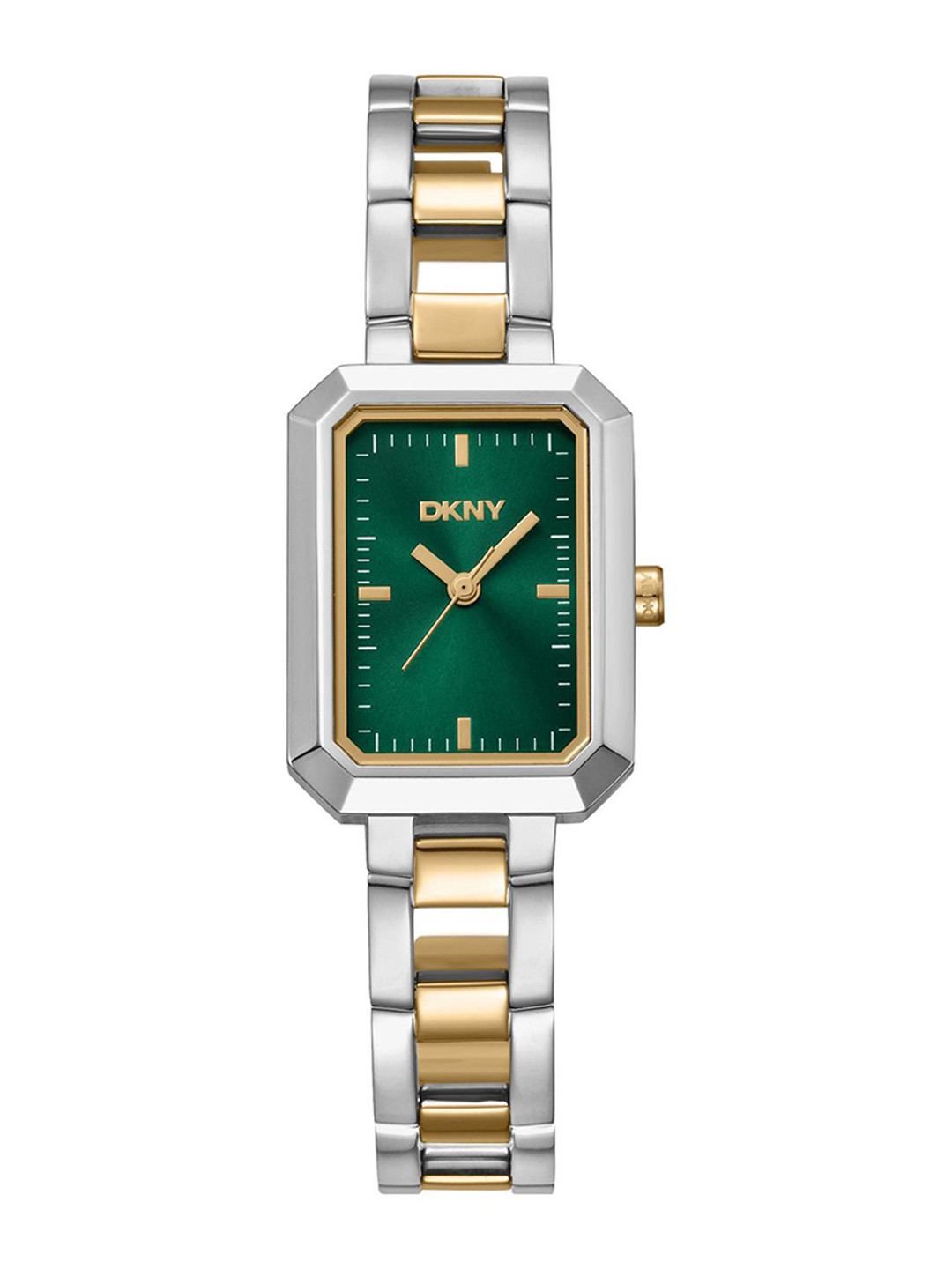 DKNY Women Rectangular Dial & Bracelet Style Straps Analogue Watch DK1L009M0025