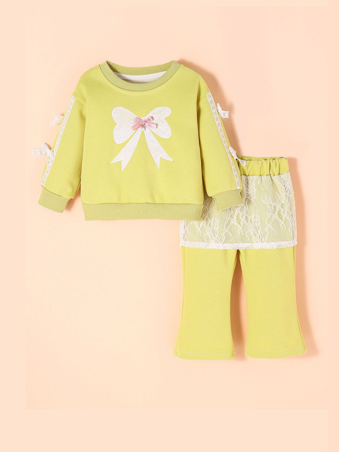 Hopscotch Girls 2 Piece Bow Elegance Pant Set