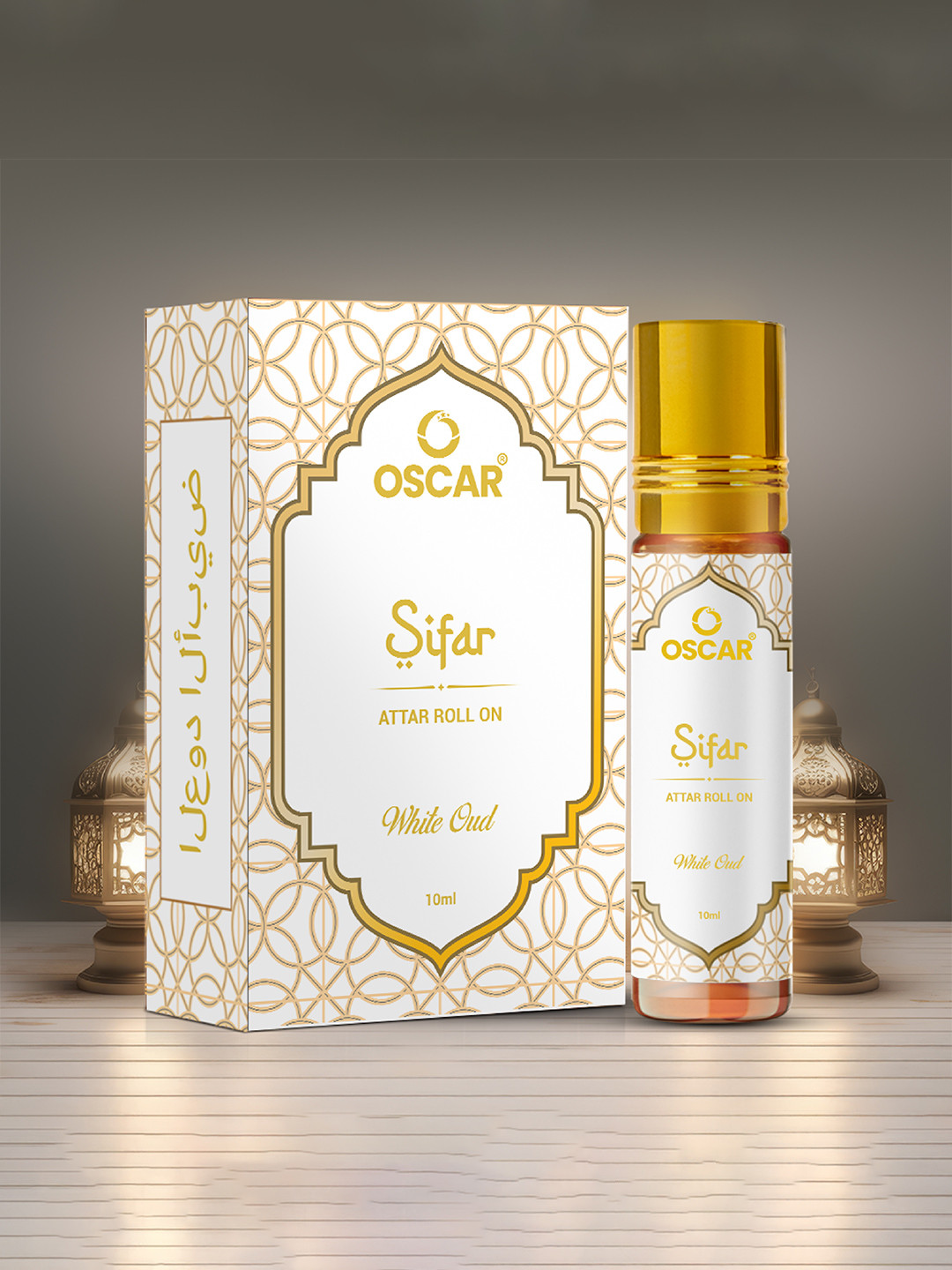 OSCAR White Oud Alcohol-Free Roll On Attar - 10 ml