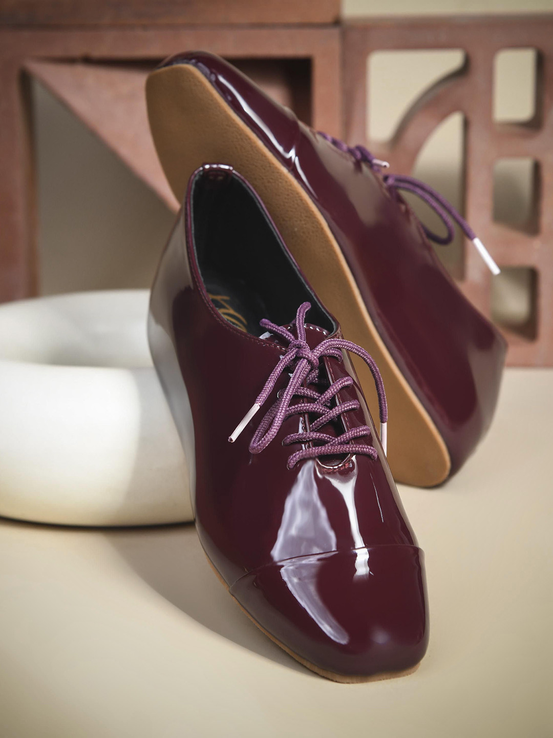 JM Looks Men Square Toe Oxfords Formal Shoes