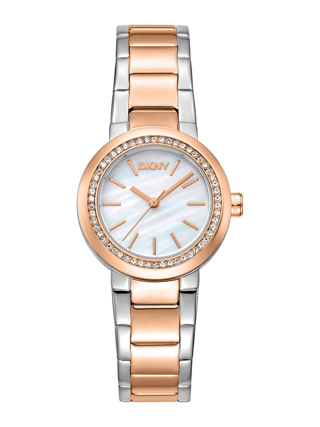 DKNY Women Eastside Mini Brass Dial & Bracelet Style Straps Analogue Watch DK1L024M0175