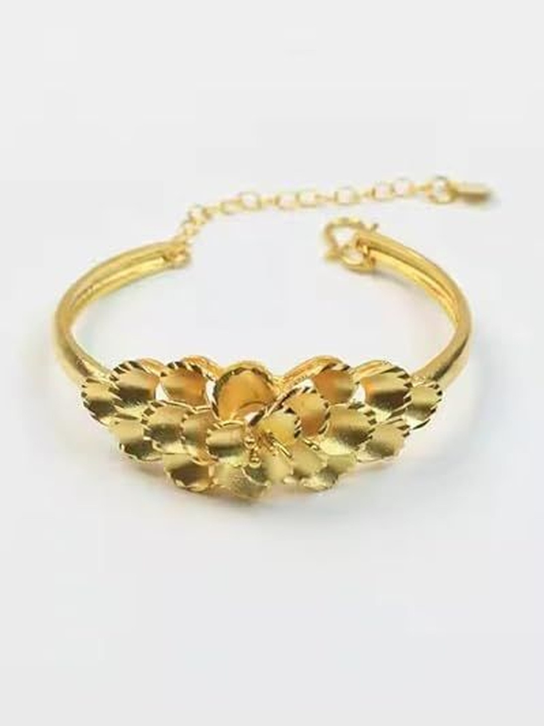 Moneekar Jewels Gold-Plated & Gold Glass Bangles