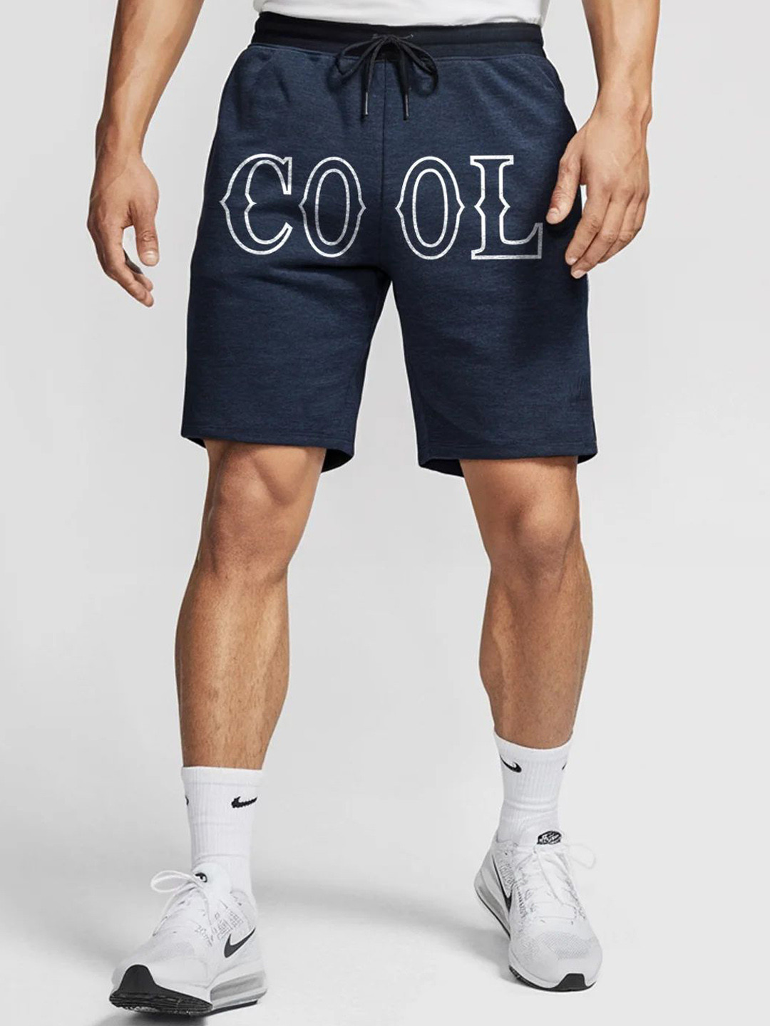 FFLIRTYGO Men Plus Size Printed Running Shorts