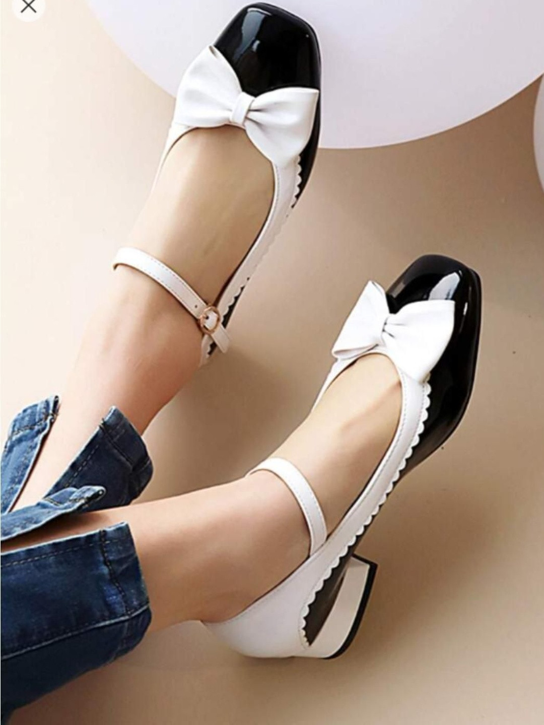 Stylestry Women Black Bow Embellished Mary Janes