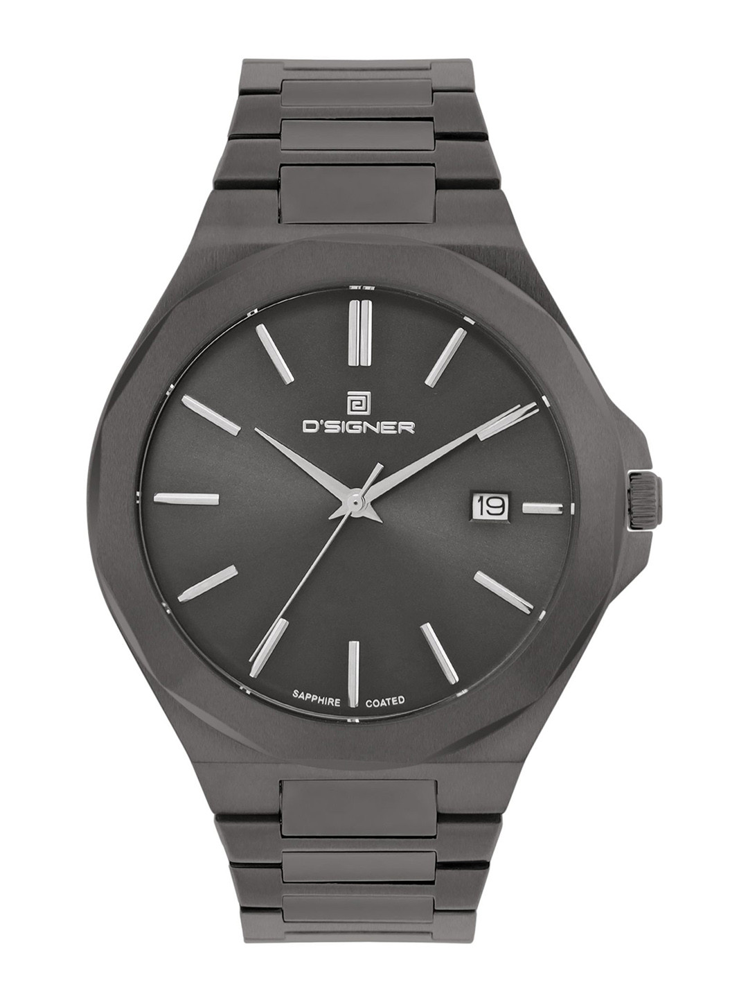 D'SIGNER Men Stainless Steel Bracelet Style Straps Analogue Watch 843GNM.3G