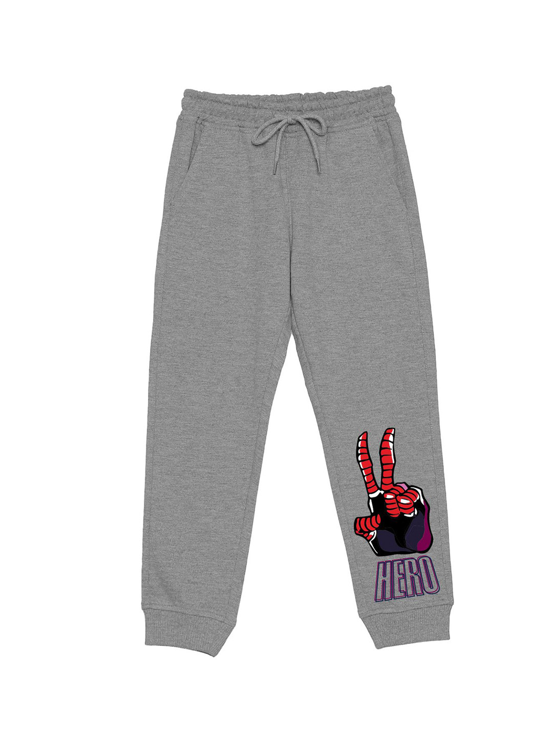 Wear Your Mind Boys Avengers Character Printed Mid-Rise Joggers Track Pant