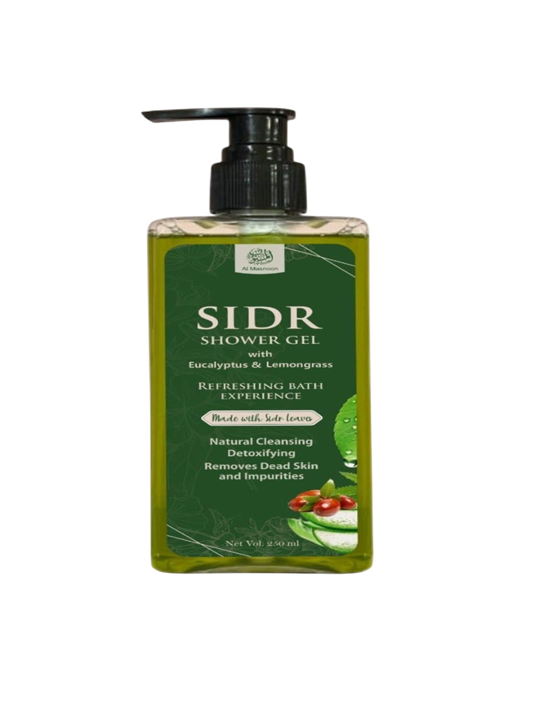 AL MASNOON Sidr Shower Gel With Eucalyptus & Lemongrass - 250 ml