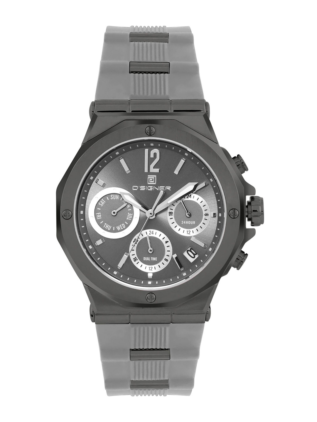 D'SIGNER Women Tang Buckles Round Dial & Straps Analogue Watch 850GNFS.8L