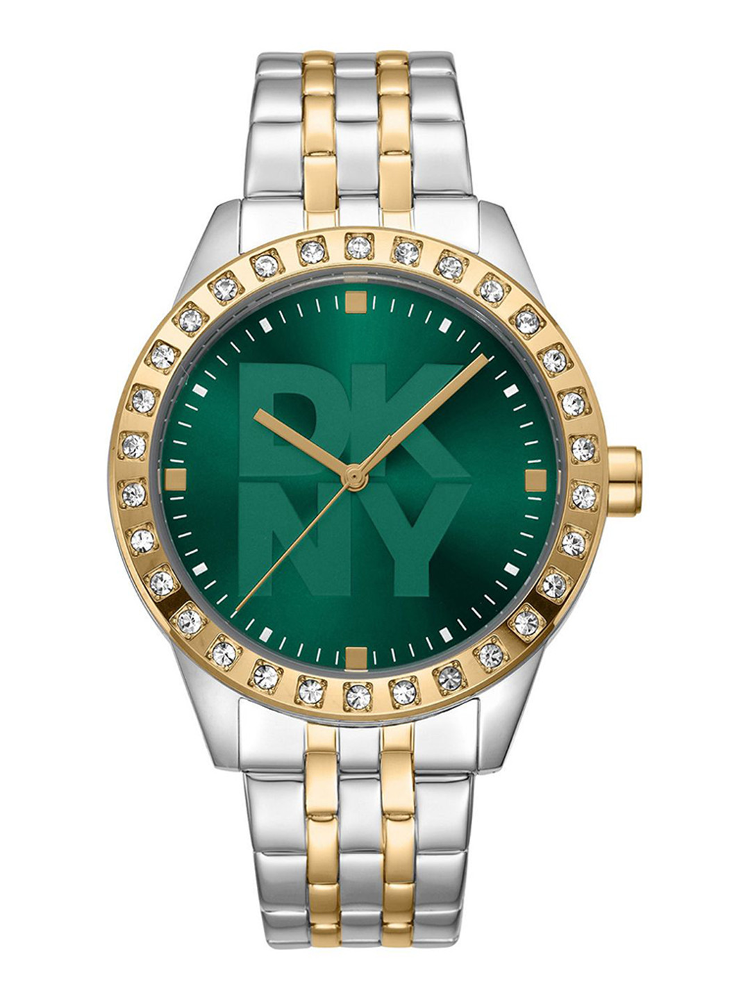 DKNY Parsons Glitz Women Stainless Steel Bracelet Style Straps Analogue Watch DK1L059M0075