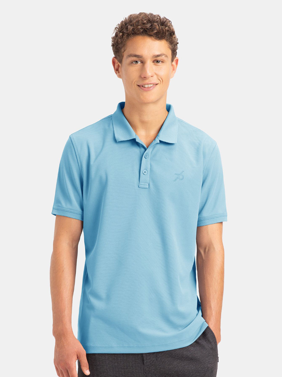 Jockey Microfiber Fabric Half Sleeve StayDry & StayFresh Technology Polo T-Shirt-AM38