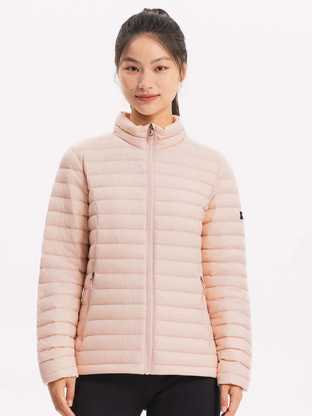 Decathlon FORCLAZ Women Pink Ultra light Down Jacket Upto -5deg C