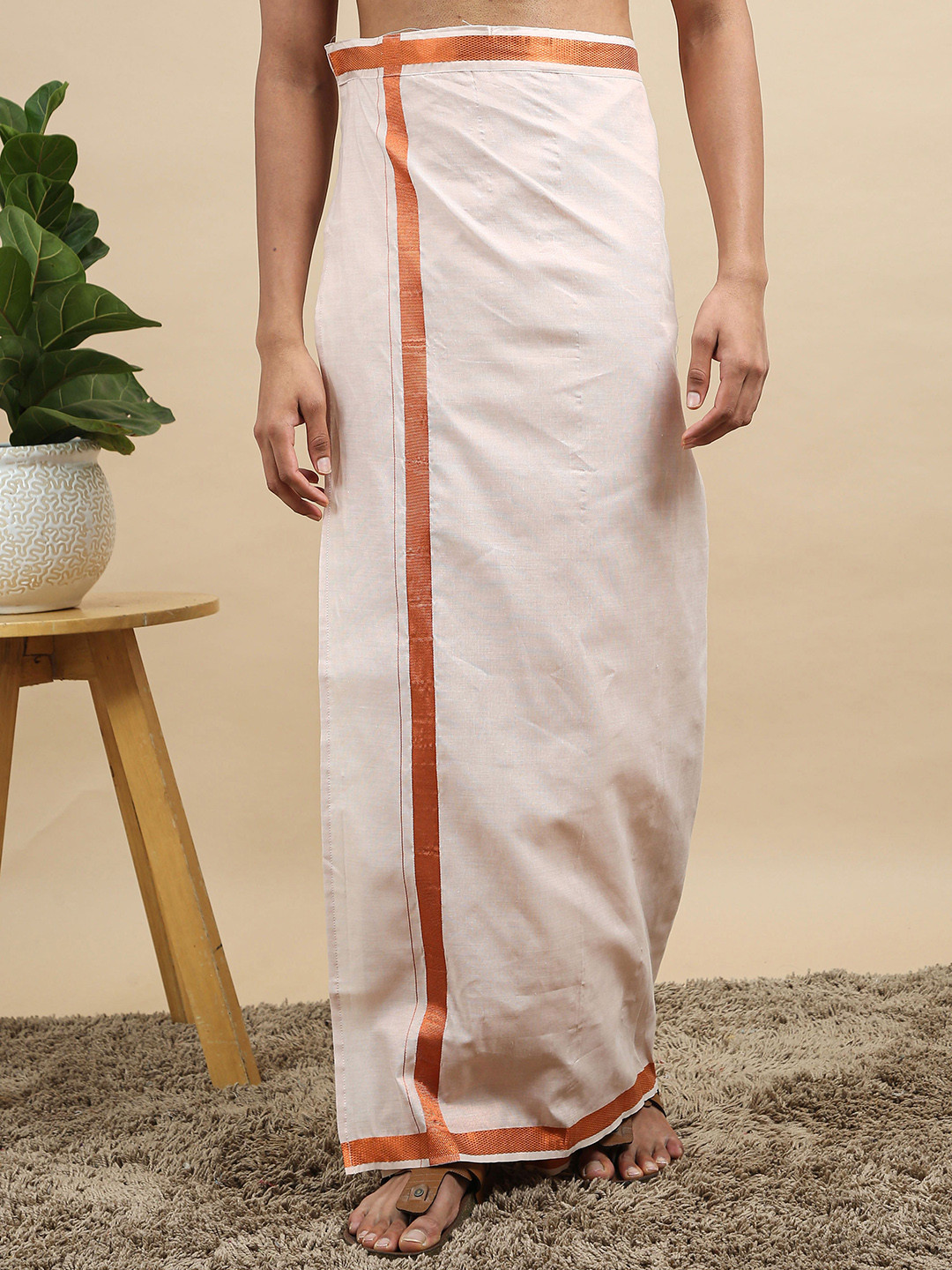 TATTVA Adjustable Pure Cotton Dhoti