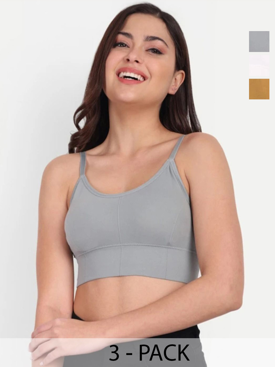 NITYA ART N CRAFT Pack Of 3 Full Coverage Workout Bra