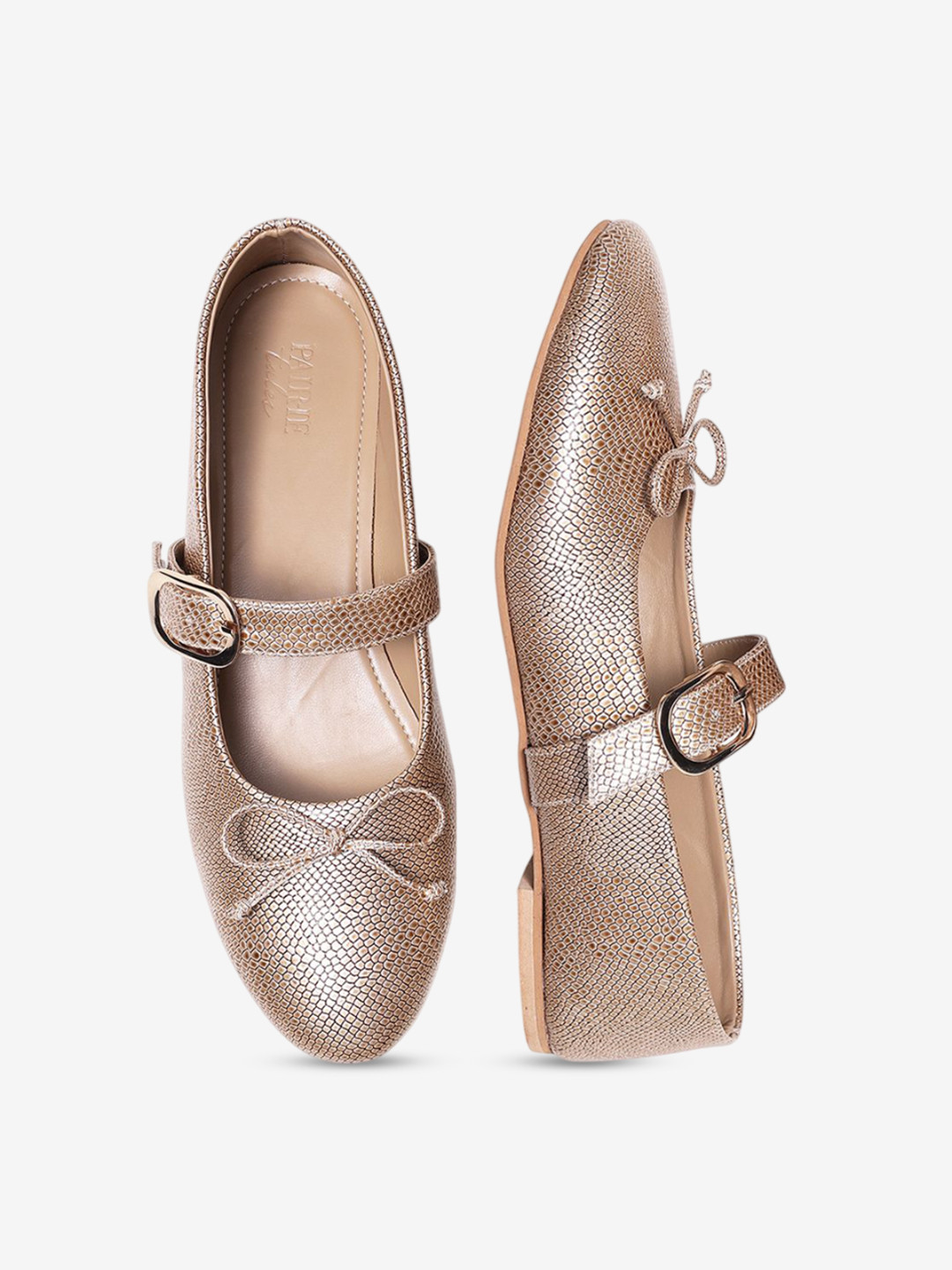 Pair ie Tales Women Textured Round Toe Ballerina