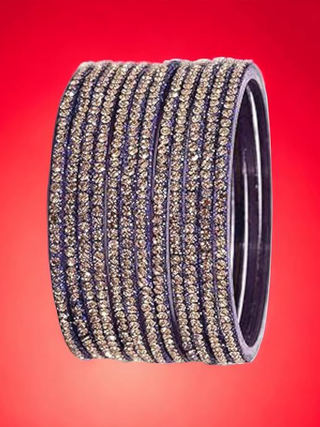 VMENTERPRISE Set Of 12 Zircon Studded Bangle