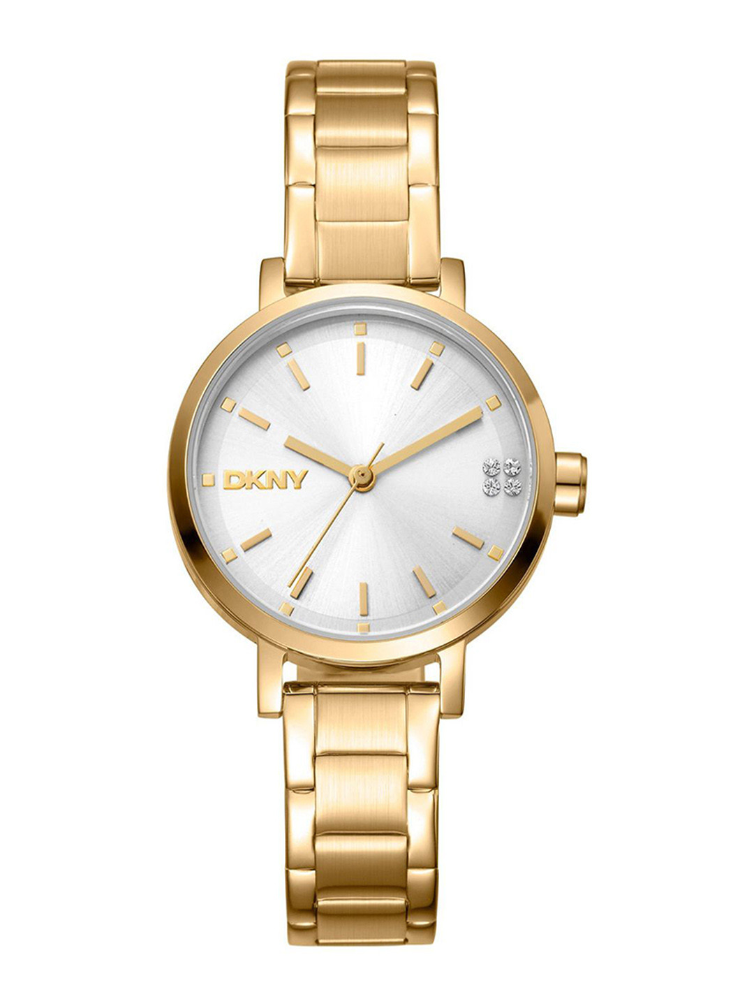 DKNY Soho Glitz Women Stainless Steel Bracelet Style Straps Analogue Watch DK1L038M0055