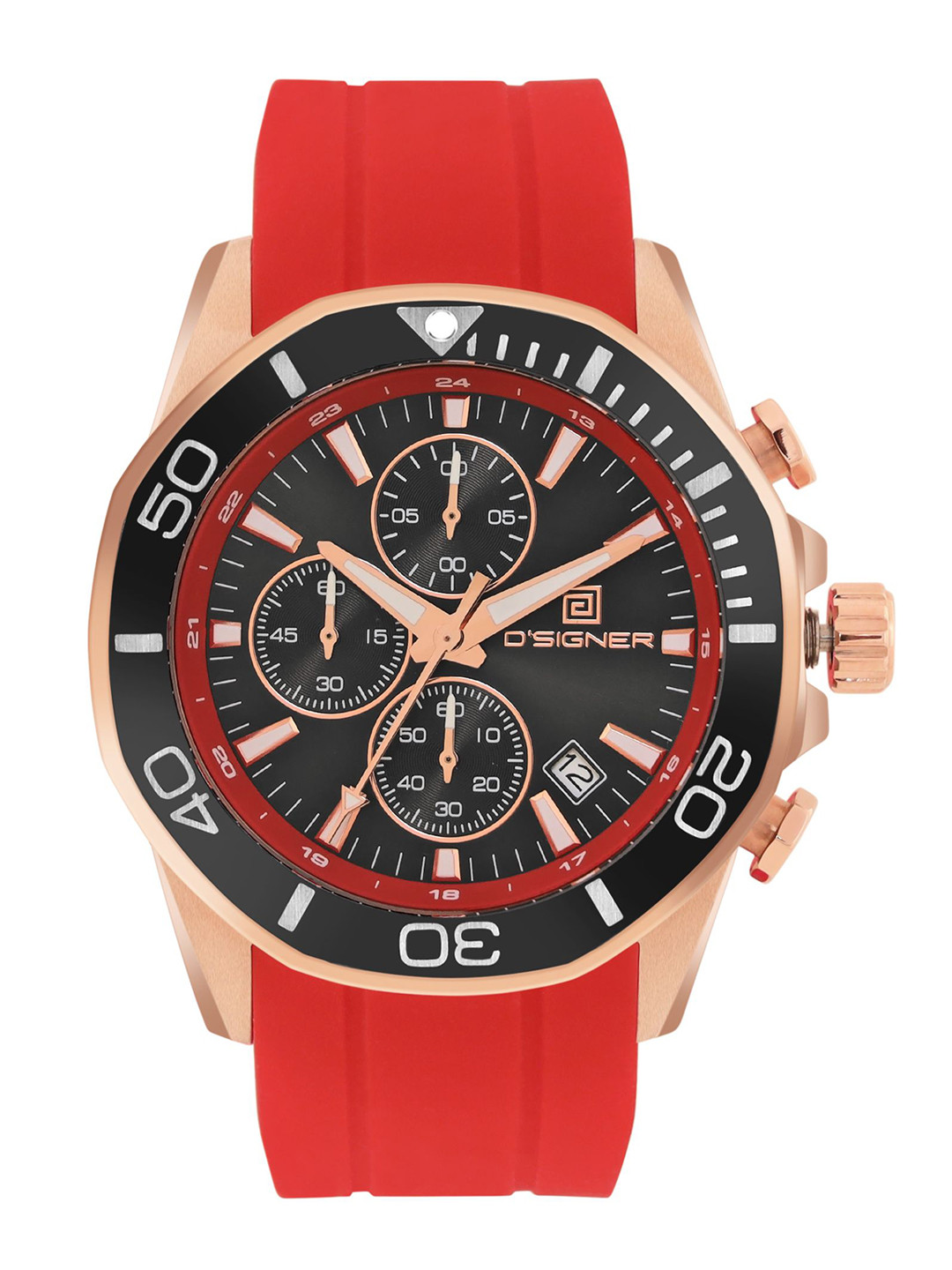 D'SIGNER Men Dial & Straps Analogue Chronograph Watch 845RGFS.3G