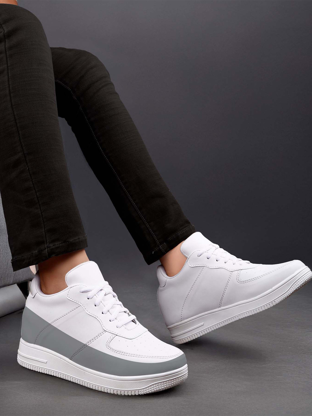 Bxxy Men Lace-up Elevator Shoes